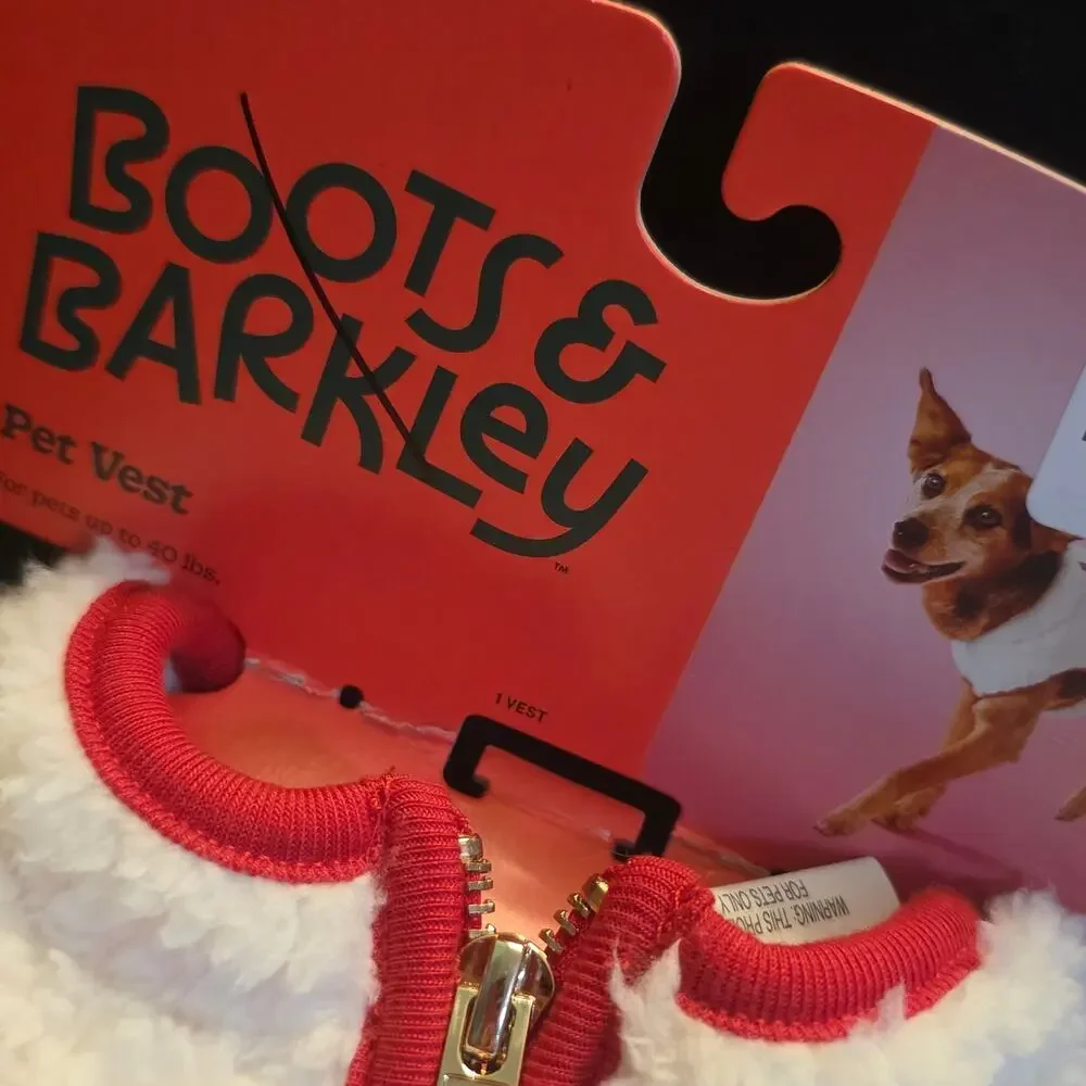 Pet Vest Boots & Barkley Size Medium up to 40 lbs